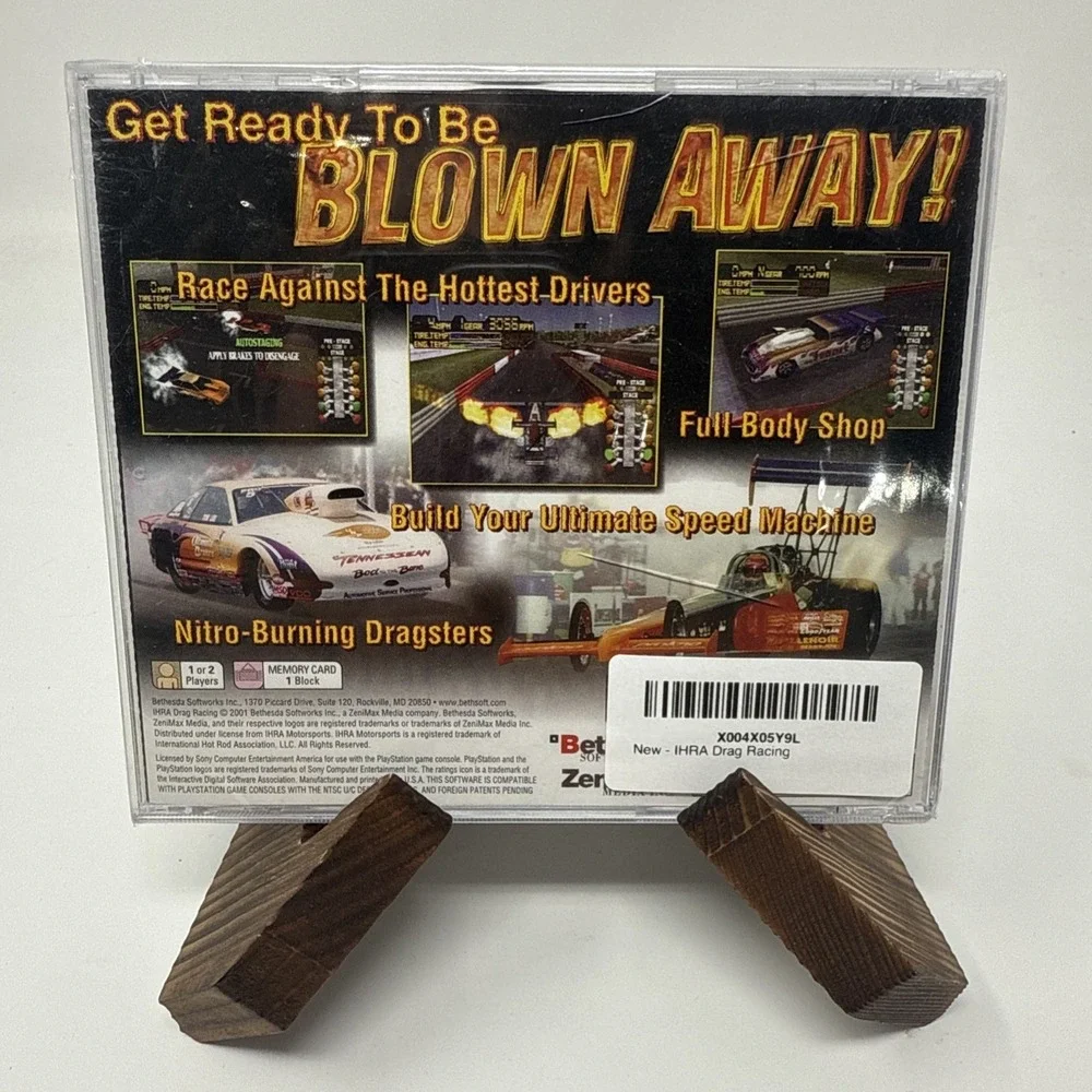 IHRA Motorsports‎ Drag Racing Sony PlayStation 2001 CIB Complete SEALED PS1